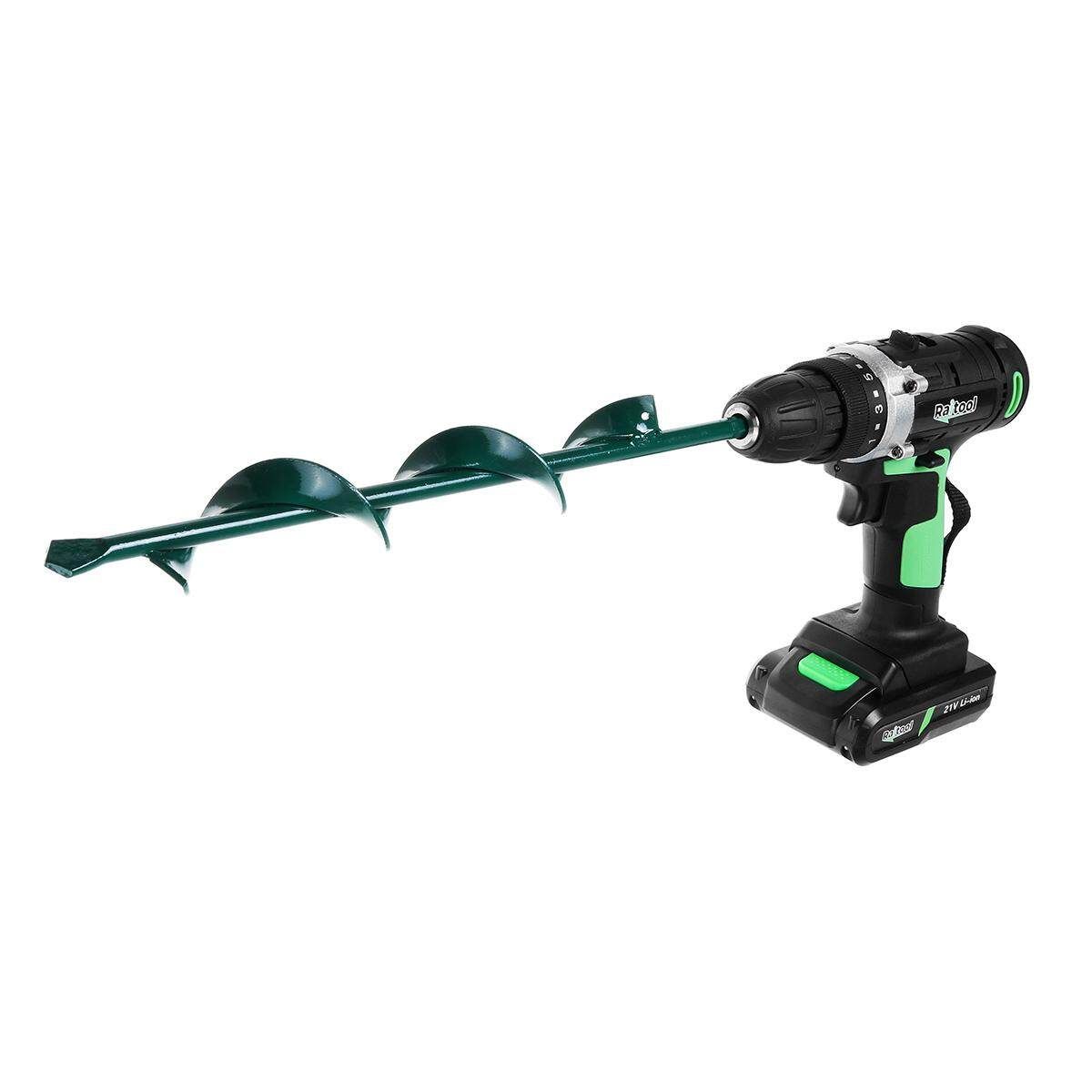 Electric Drill Bit Digs Hole Square Shank F/ Garden Planting Loose Soil Seedling