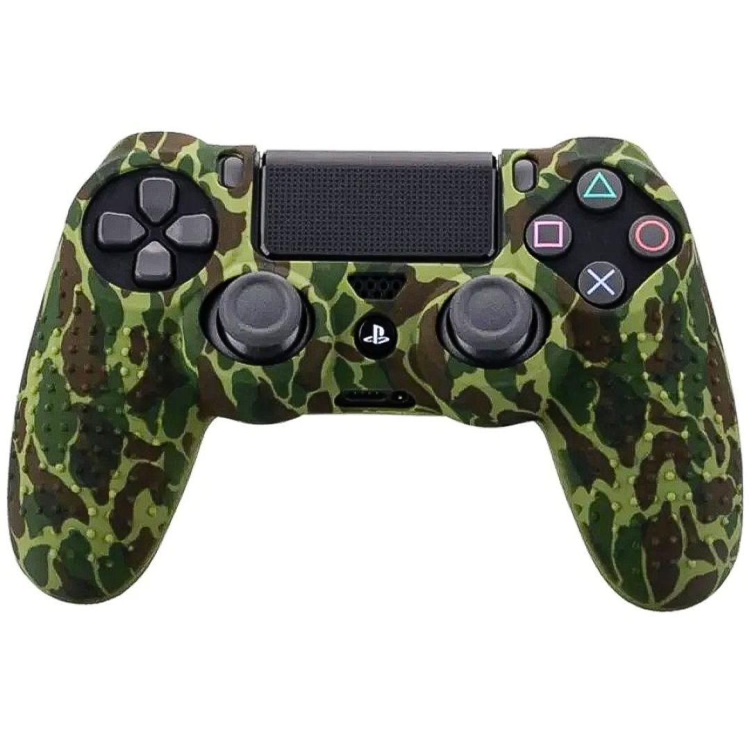 Anti-slip Silicone Cover Army Skin Case For PS4 Pad Controllers