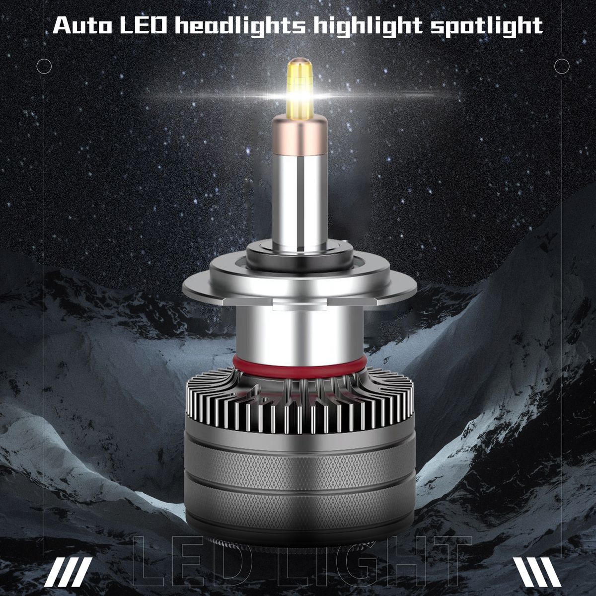 Aumotop H7 Car Headlight Bulbs High Brightness High Power