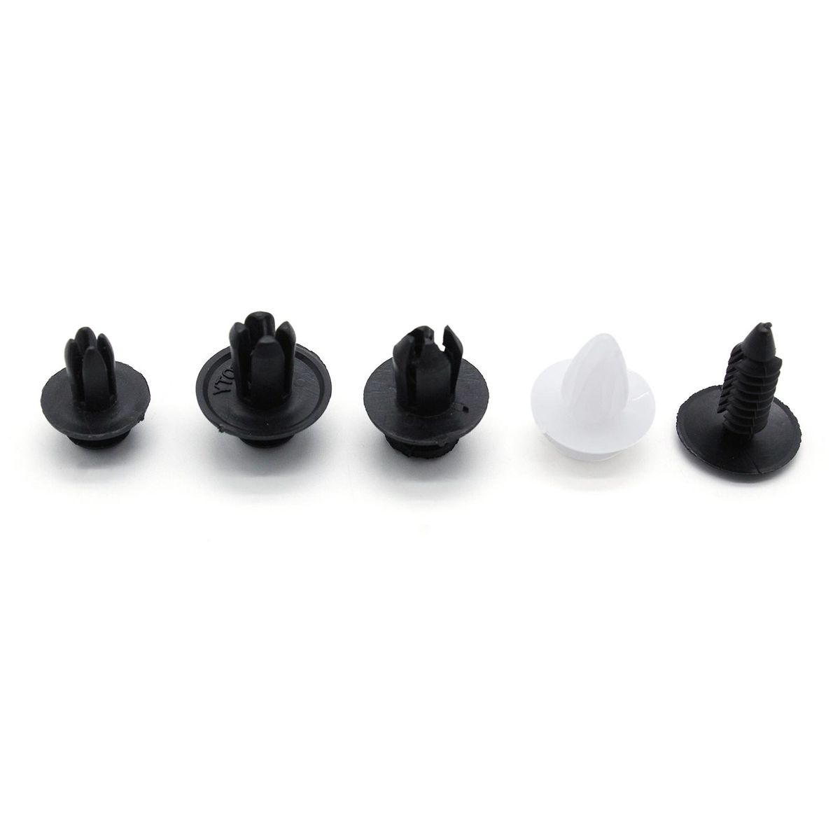 Car Bumper Retainer Clips & Fastener Remover, Quality Nylon Push Rivets - Splash Shield Clips 6 Most Popular Sizes & Replacement for Honda Toyota GM Ford