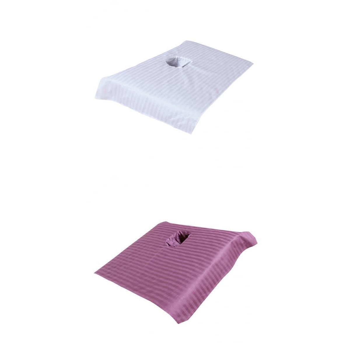 2 Pieces  Half Massage Table Cover Beauty Bed Face