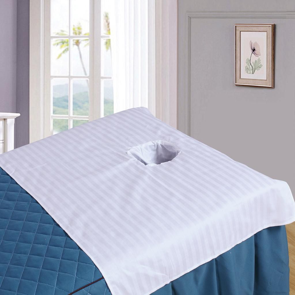 2 Pieces  Half Massage Table Cover Beauty Bed Face