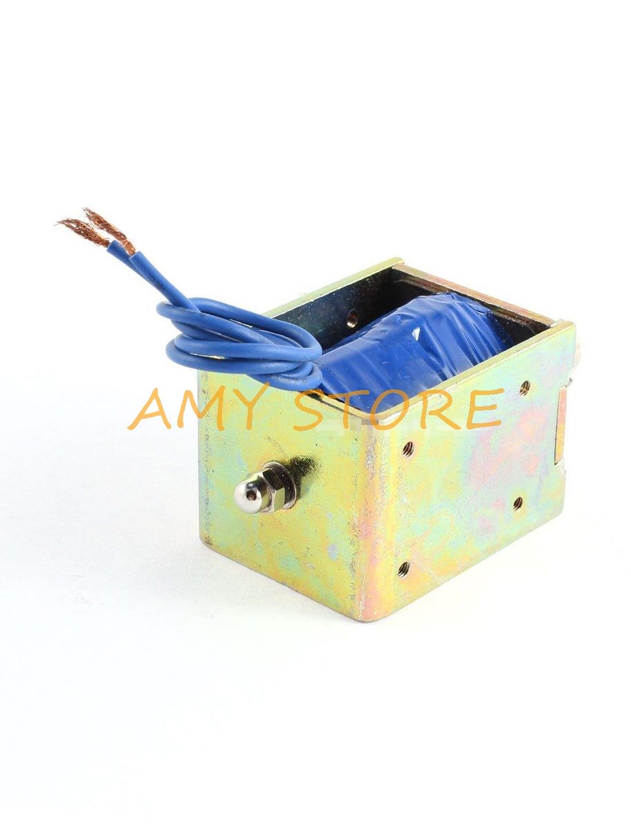 10mm Stroke 60n 6kg Force Push Pull Open Frame Solenoid Dc