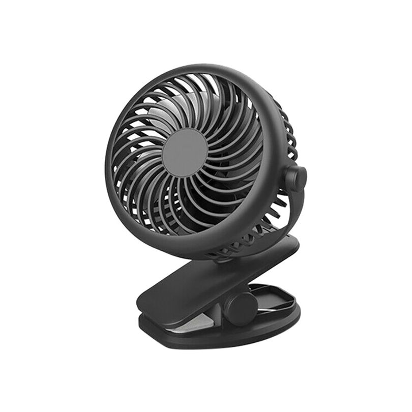 Computer Fan 360-degree Mini Portable 2000MAH Rotatable Desktop Fan J80 Home Silent USB On Fan+Clips Fan Electric Rechargeable