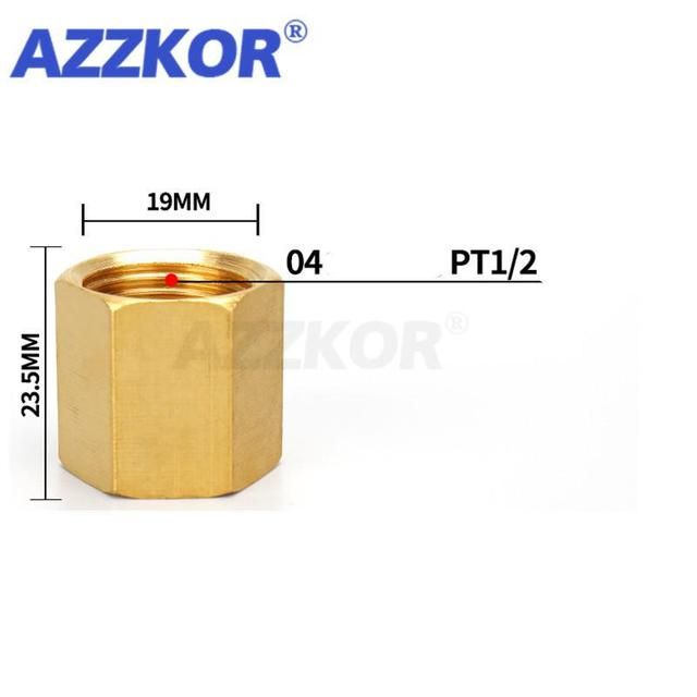 Bsp Copper Hose Hex Coupling Coupler Fast Connetor Female