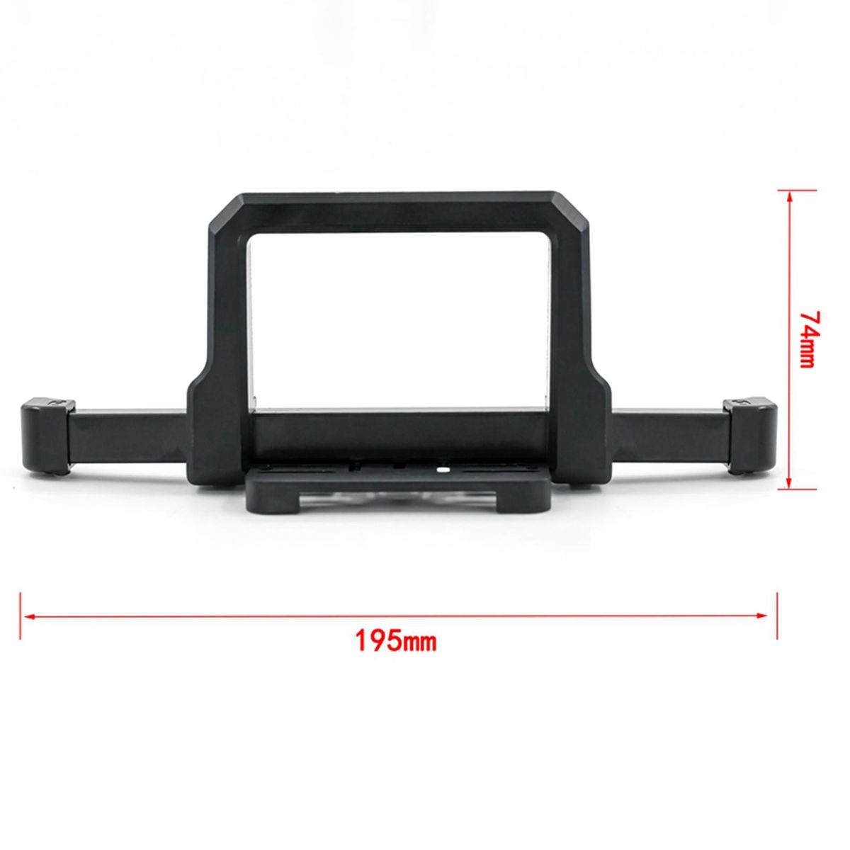 Front Bumper Rear Bumper Sets RC Crawler Bumper Aluminum Alloy Bumper Compatible with 1/10 Traxxas TRX-4 Trx4 RC Car