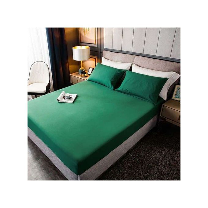 Waterproof Fitted Sheet Mattress Protector /2 Pillowcases