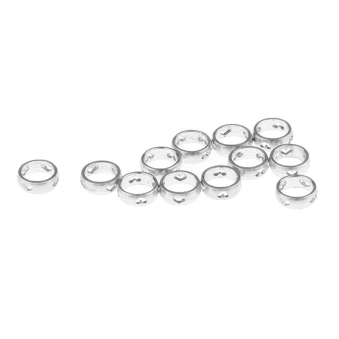 12 Pcs Premium Dart Sharft Protect Flights O Rings Accessory  Silvery