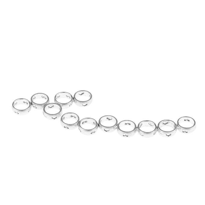12 Pcs Premium Dart Sharft Protect Flights O Rings Accessory  Silvery