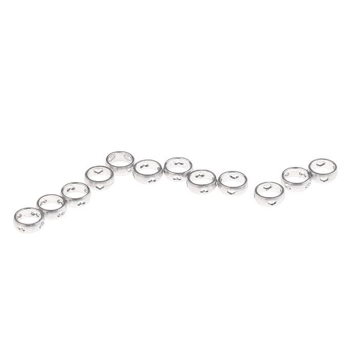 12 Pcs Premium Dart Sharft Protect Flights O Rings Accessory  Silvery