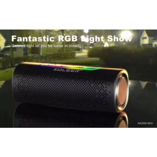 Koleer S819 Wireless Bluetooth Speaker - Black