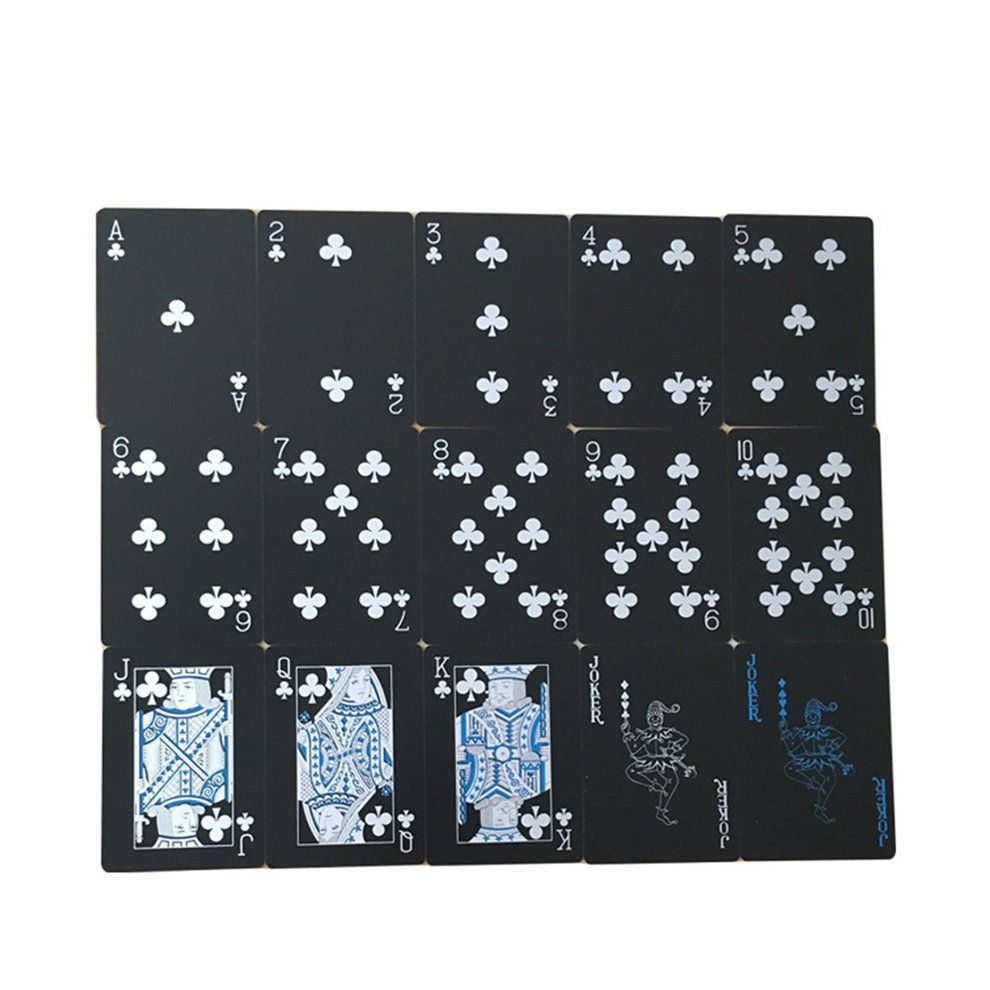 PV  Poker Waterproof Playing  Ards  Reative Gift Durable Poker-multi-color