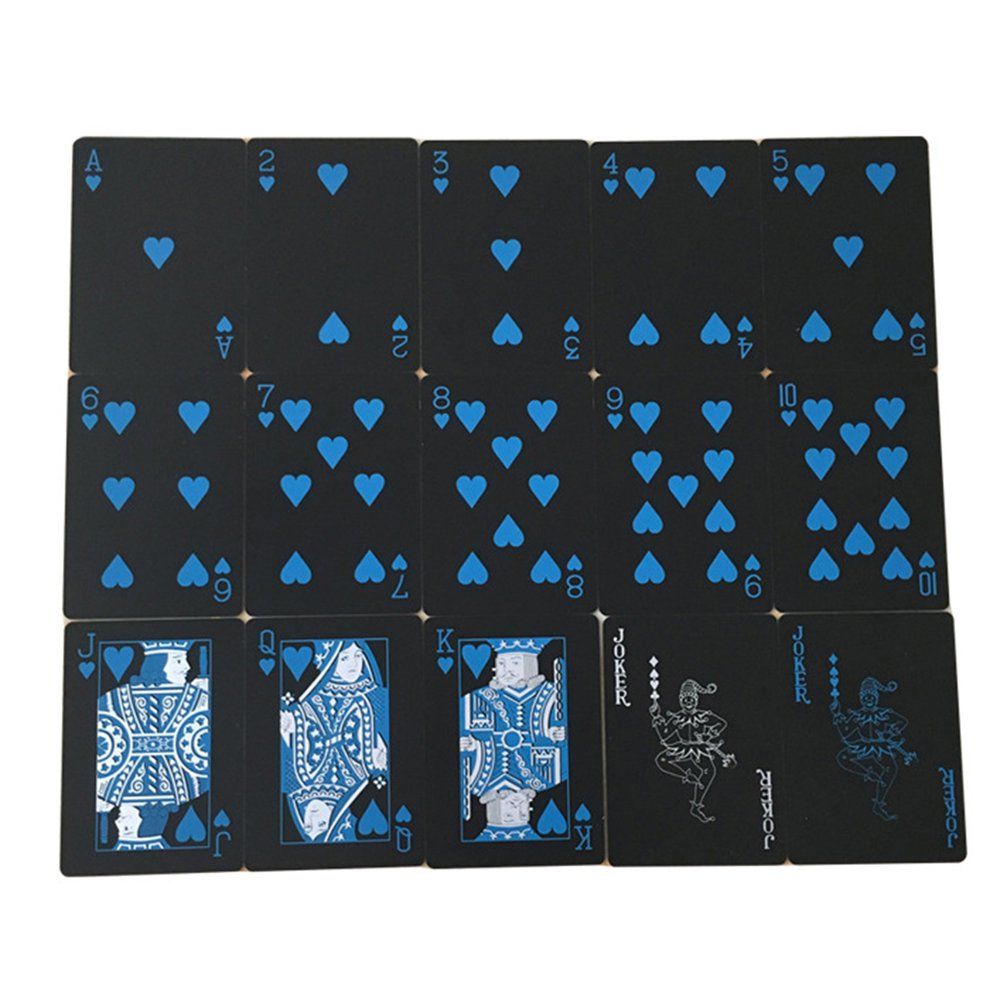PV  Poker Waterproof Playing  Ards  Reative Gift Durable Poker-multi-color