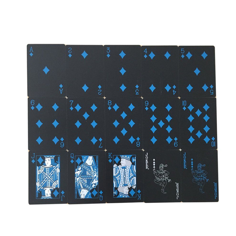 PV  Poker Waterproof Playing  Ards  Reative Gift Durable Poker-multi-color