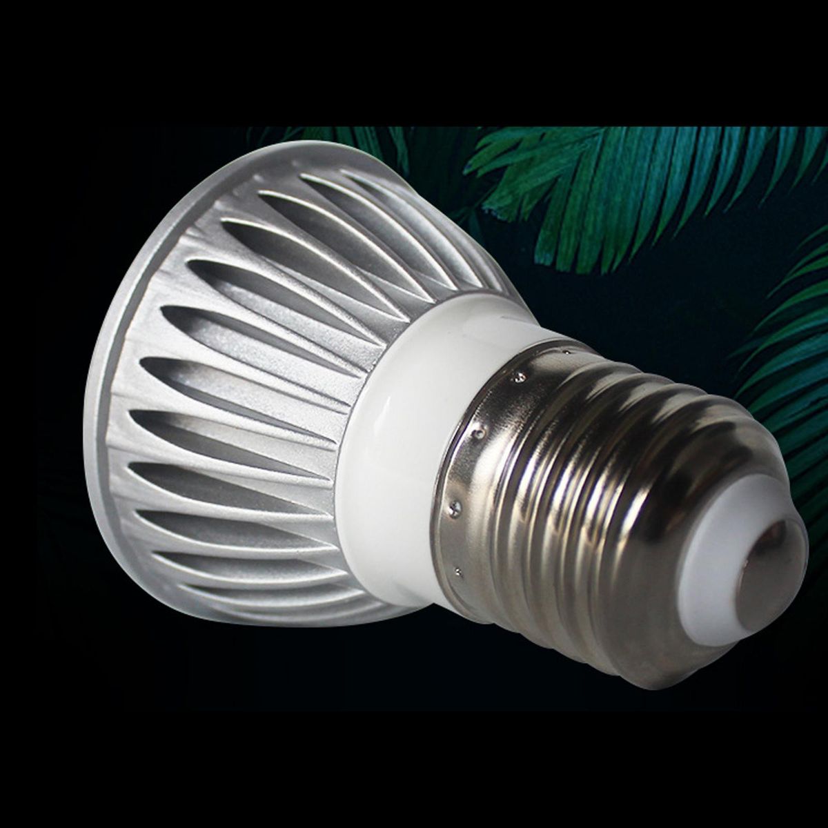 5W Reptile Heating Light Full Spectrum Lizard Pet UVA Uvb Silver