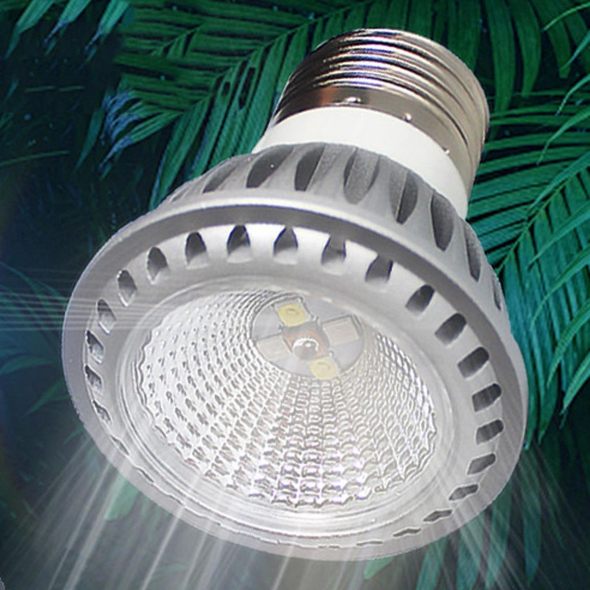 5W Reptile Heating Light Full Spectrum Lizard Pet UVA Uvb Silver