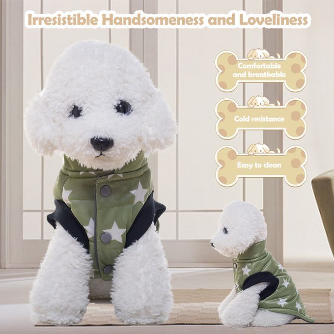 Dog Winter Vest Waistcoat Warm Dog Clothes Pet Winter Coat