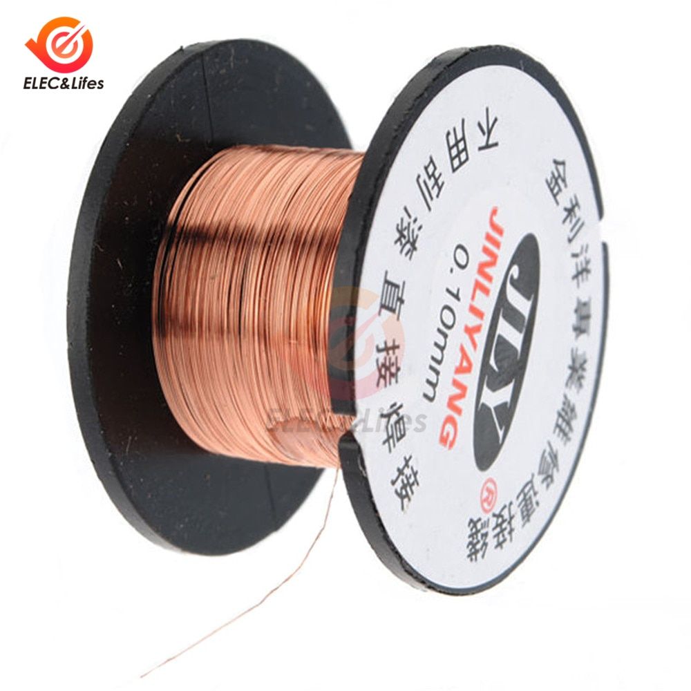 5Pcs 0.1mm Enameled Copper Wire Magnetic Coil Winding For