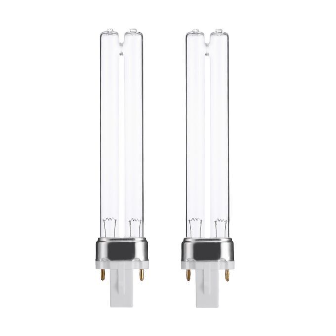 2Pcs 9W G23 Base Aquarium Fish Tank Uv Sterilizer Purifier
