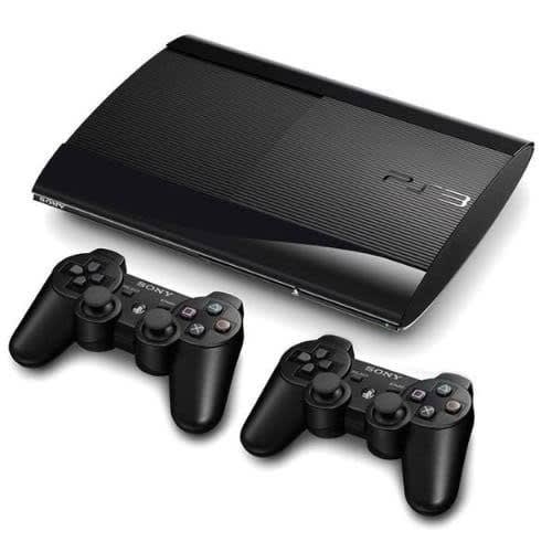Playstation 3 - 500GB - Superslim Console + 18 Bonus Games + 2 Duals