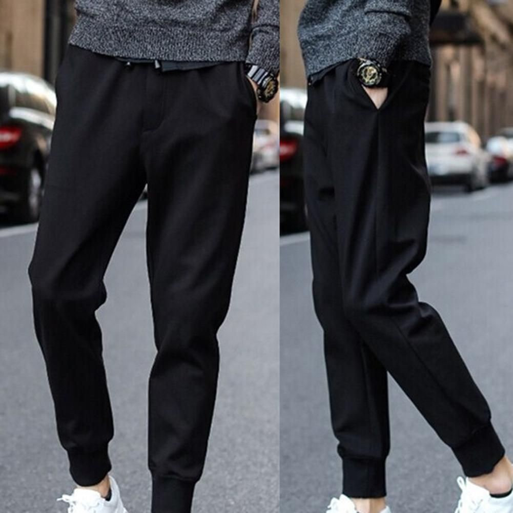 Large Size M-5XL Men's Tracksuit Pants New Fitness Trousers Training Pants Elastic Man Casual Cotton Clothes Hip Hop Casual Pants