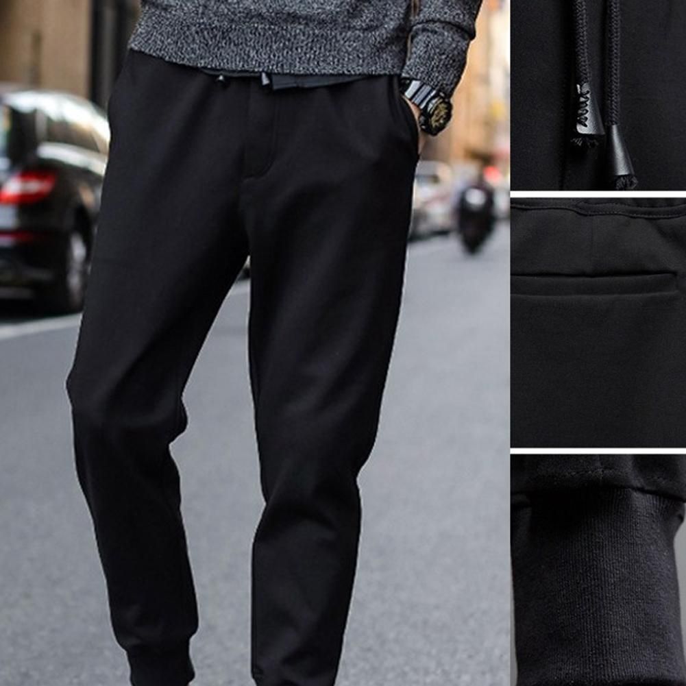 Large Size M-5XL Men's Tracksuit Pants New Fitness Trousers Training Pants Elastic Man Casual Cotton Clothes Hip Hop Casual Pants