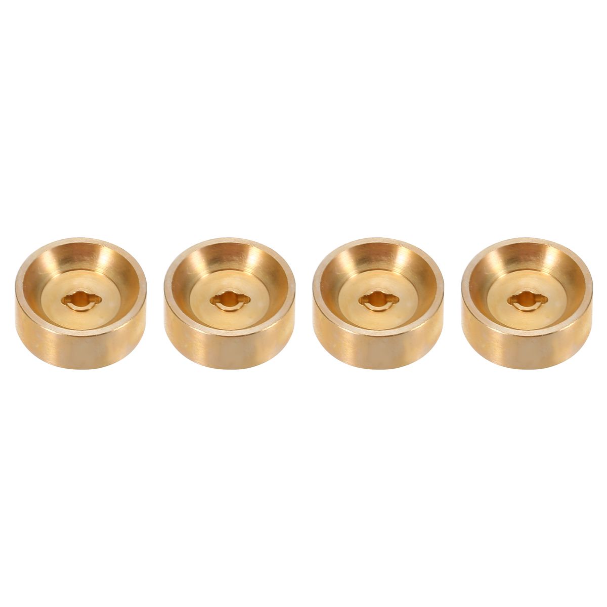 4PCS 6MM Widen Wheel Hub Set Brass Wheel Hub Weights