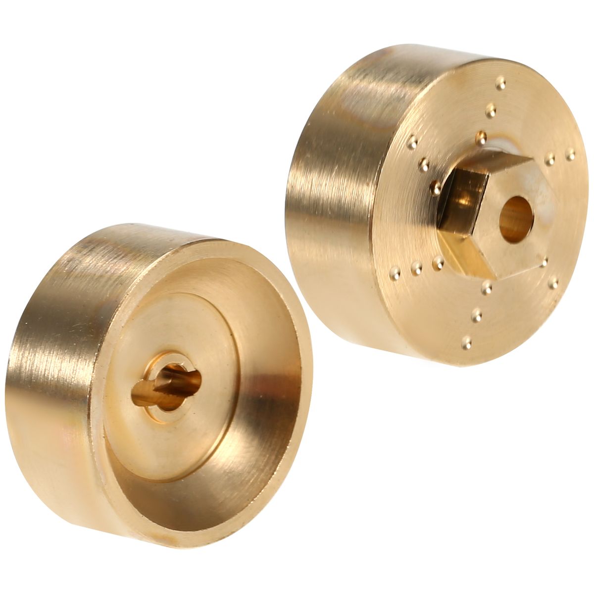 4PCS 6MM Widen Wheel Hub Set Brass Wheel Hub Weights