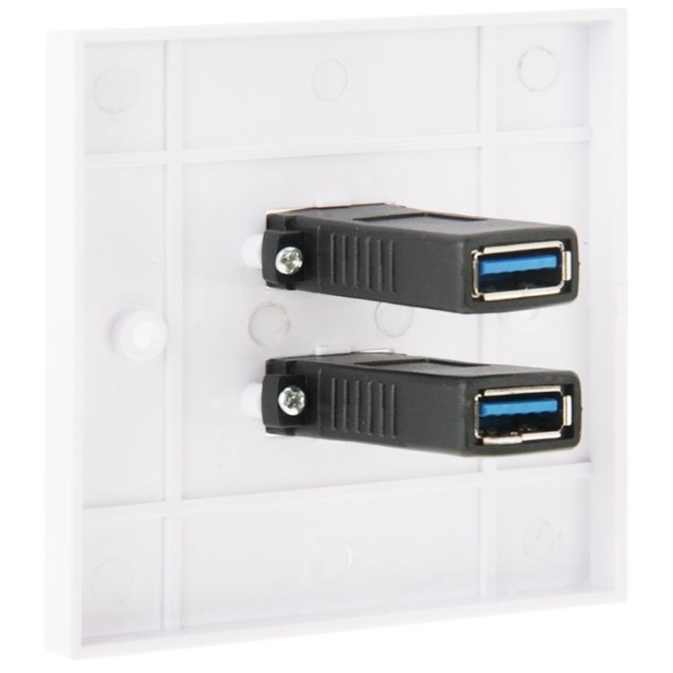 Dual USB 3.0 Female Plugs Home Wall Charger
