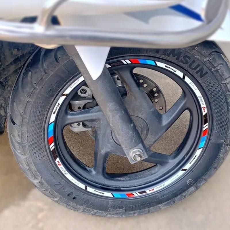 Motorcycle Wheel Hub Sticker 13 "14" 15 "16" Decals Reflective Rim Tape Stripe Tape For YAMAHA NVX/AEROX155