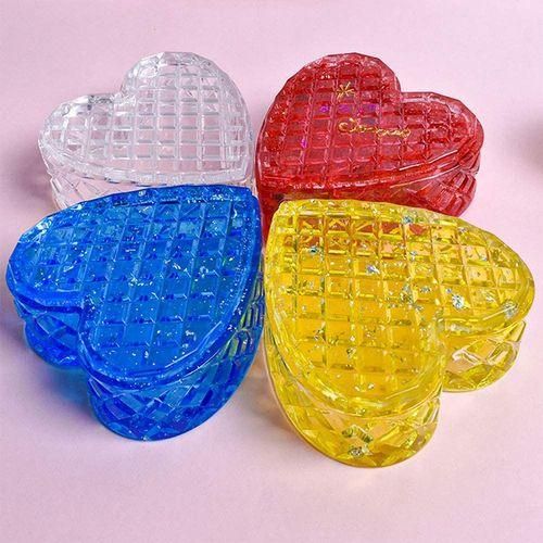 Epoxy Resin Molds With Heart Shape 9-Slot Epoxy
