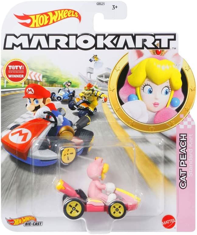 Hot Wheels Mario Kart Cat Peach