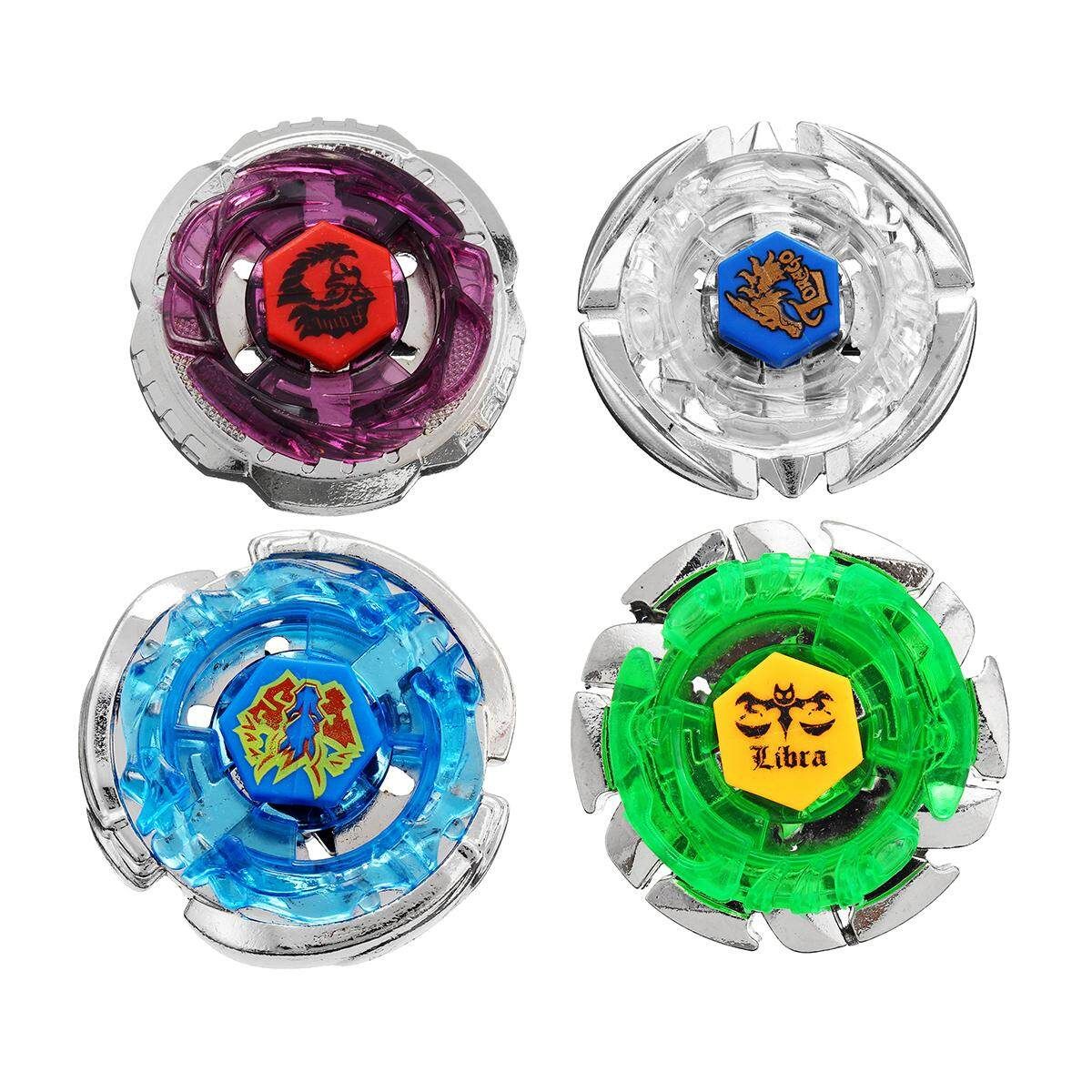 18pcs DIY Gyro Competitive Battle Wheel Toy Handle Launch Combination White (white)