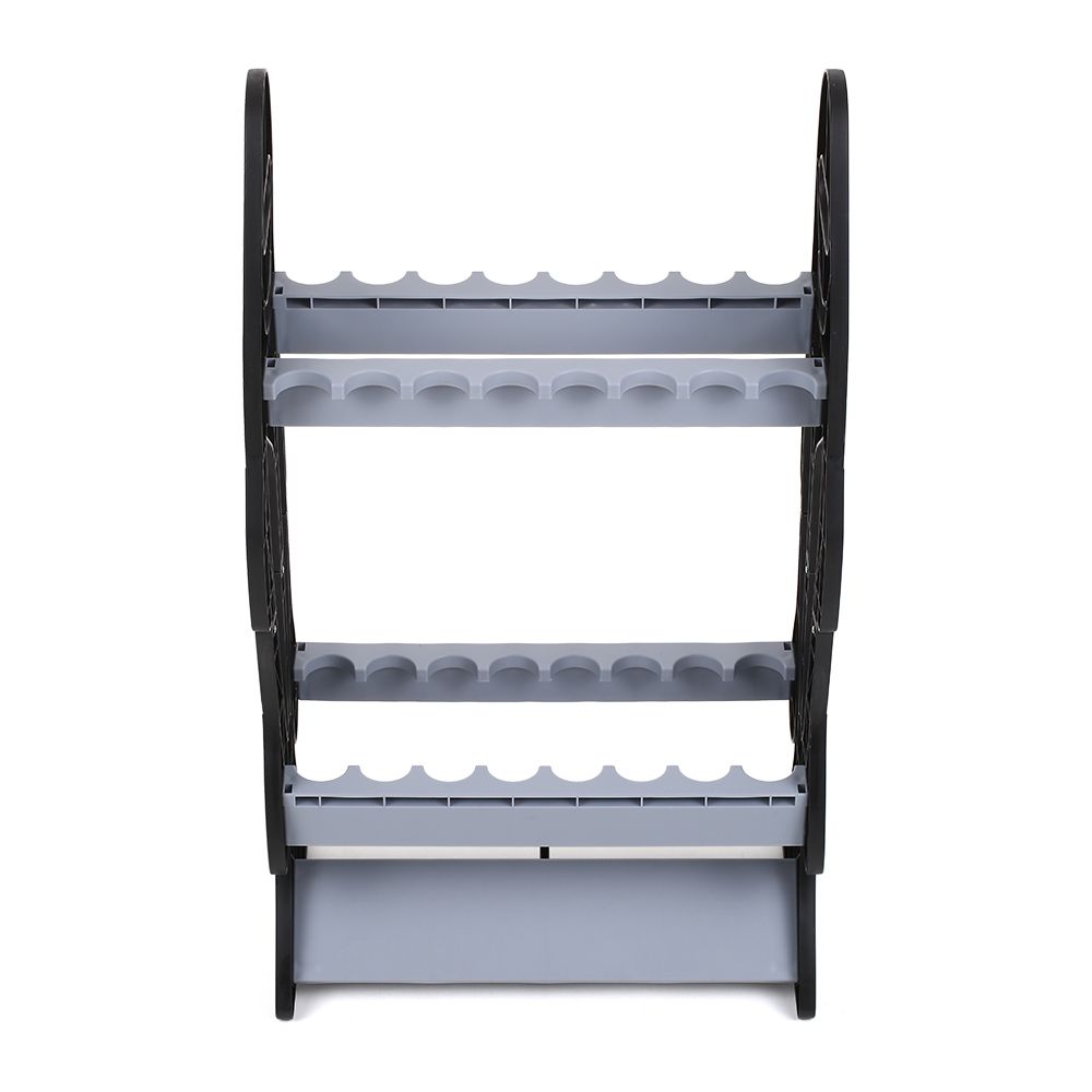 Fish Shape 16 Fishing Rod Holder Storage Rack Compact