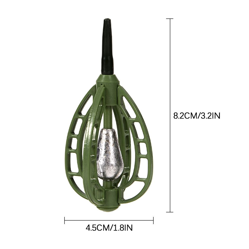 ABS Fishing Sinker Carp Fishing Feeder Fishing Bait Cage