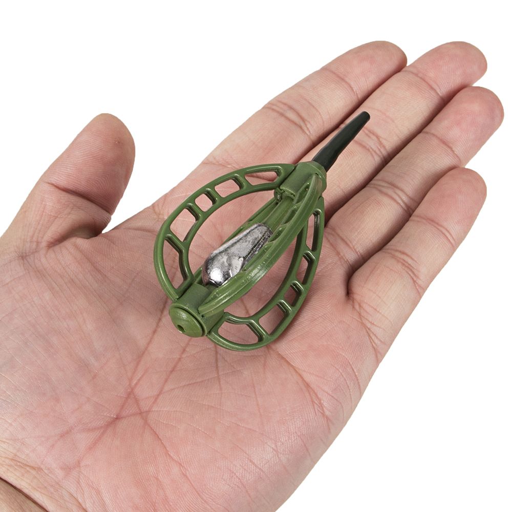 ABS Fishing Sinker Carp Fishing Feeder Fishing Bait Cage