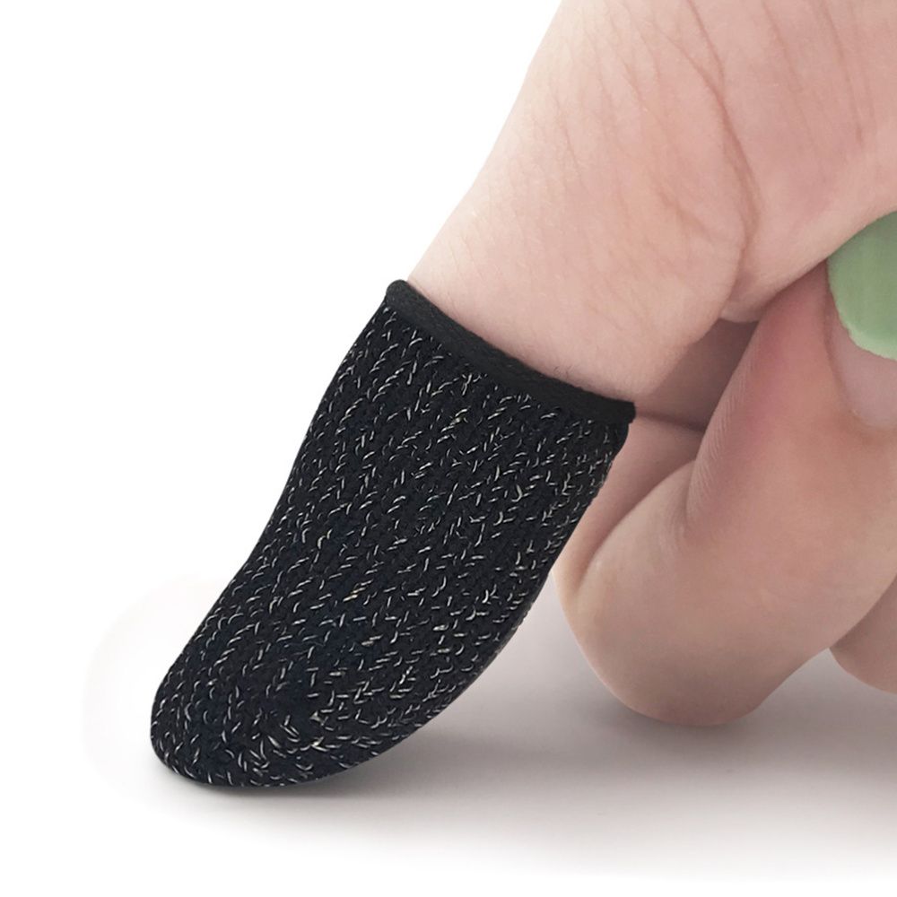 10Pcs Finger Sleeves Anti-Sweat Oil-Proof Conductive
