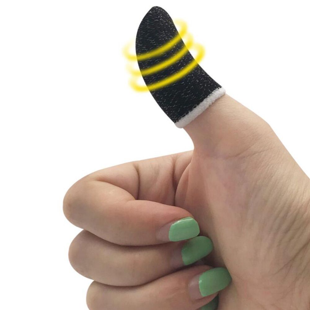 10Pcs Finger Sleeves Anti-Sweat Oil-Proof Conductive