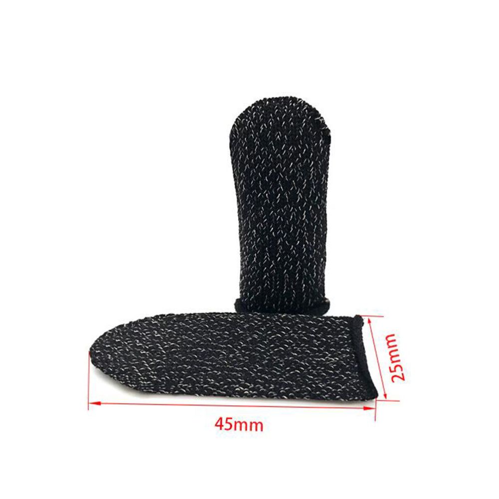 10Pcs Finger Sleeves Anti-Sweat Oil-Proof Conductive