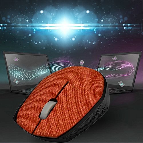 Koaisd Computer Accessories 2.4Ghz Slim Portable Optical Wireless Mouse Gaming Soft Fabric Cover Mice