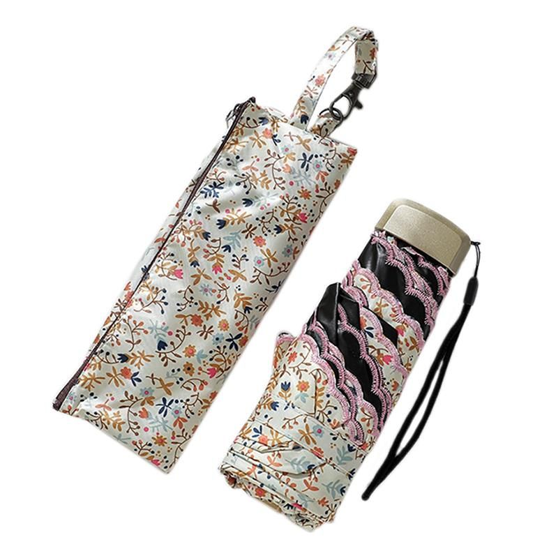 Minimalist Floral Embroidery is Small and Portable