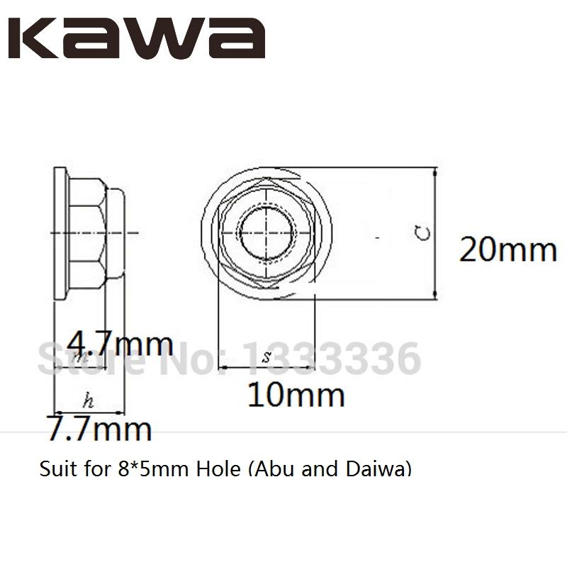 Kawa Fishing Reel Nut Left And Right Hand Screw Ca
