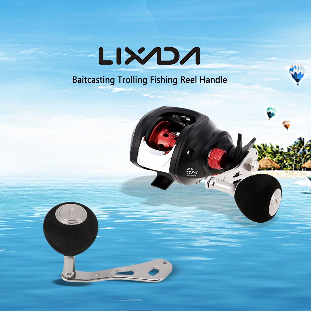 Lixada Baitcasting Fishing Reel Handle Drum Trolli