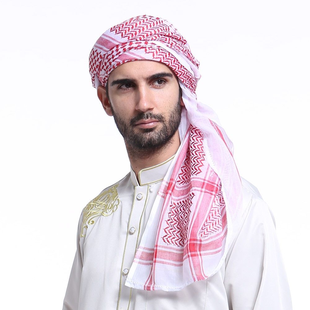 Muslim Men Prayer Hat/cap Saudi Arabia Men's Scarf Islam Turban Men