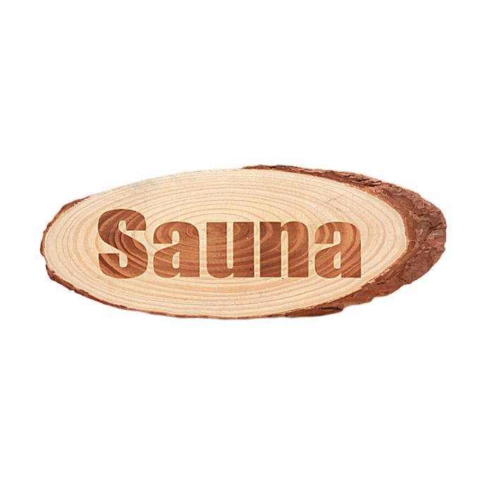 Retro Rustic Sauna Wooden Sign Signage For Sauna Accessories 28x11x1cm