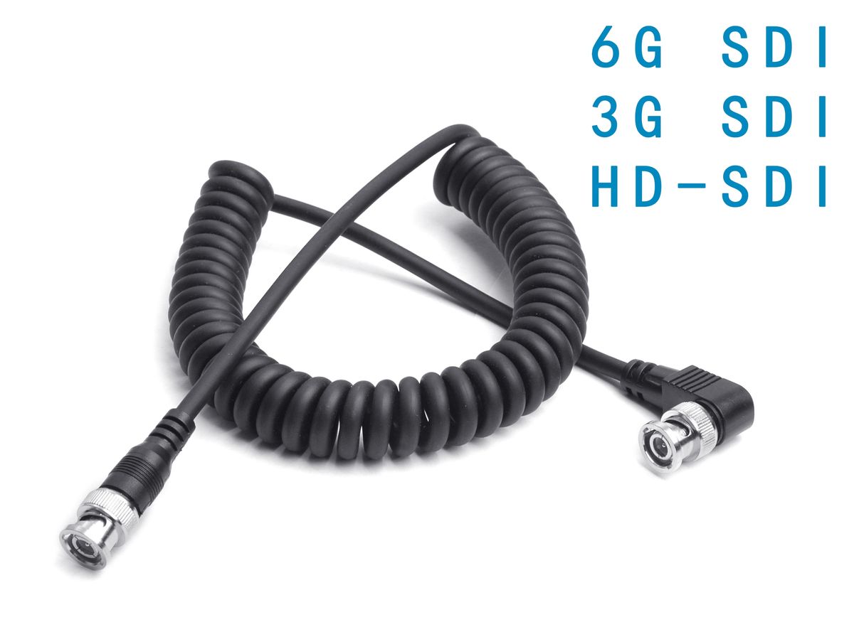 Stretch Coiled Broadcast Quality 6G 3G HD-SDI 4K HD SDI