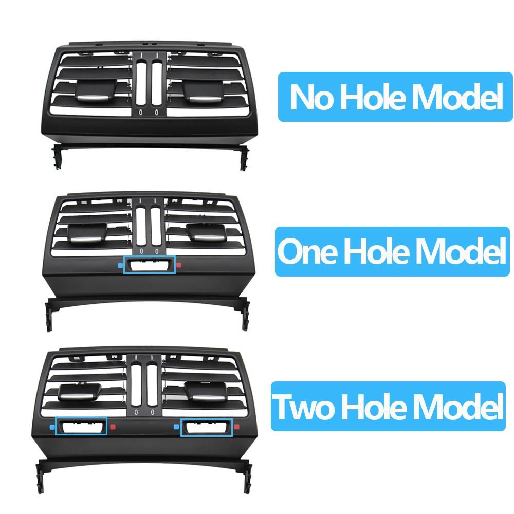 LHD RHD Car Rear Fresh Air Conditioning AC Vent Grill Outlet Cover ForBMW X5 X6 E70 E71 E72 2007-2000 13.