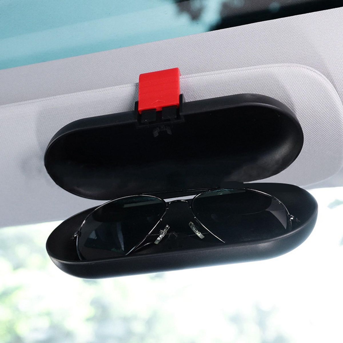 Car Sun Visor Glasses Storage Case for Tesla Model 3