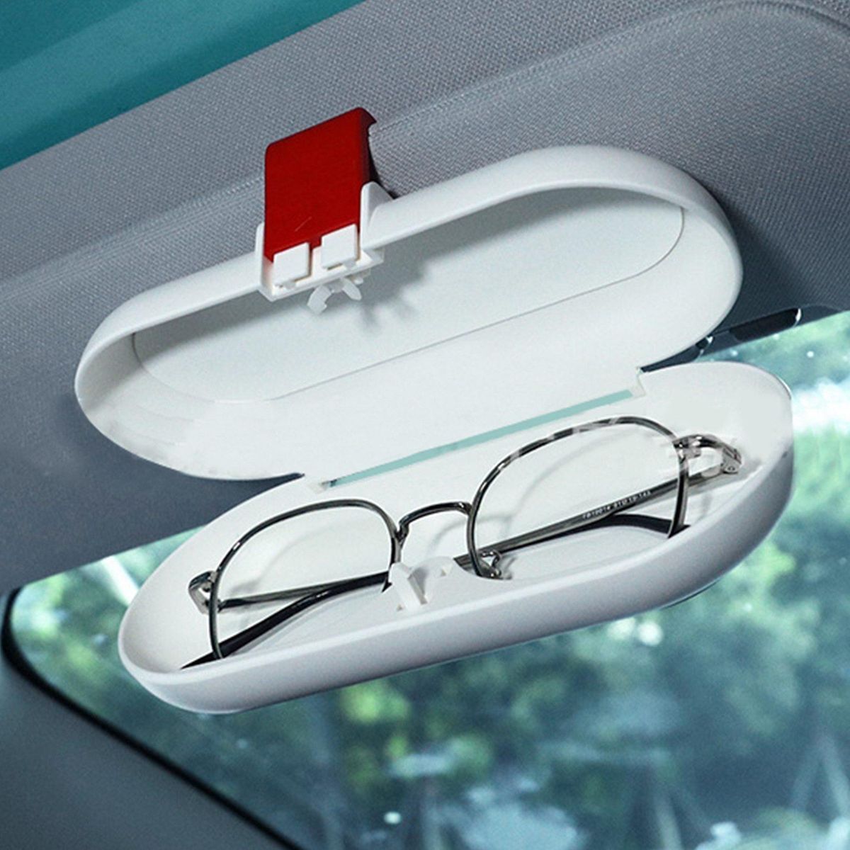 Car Sun Visor Glasses Storage Case for Tesla Model 3