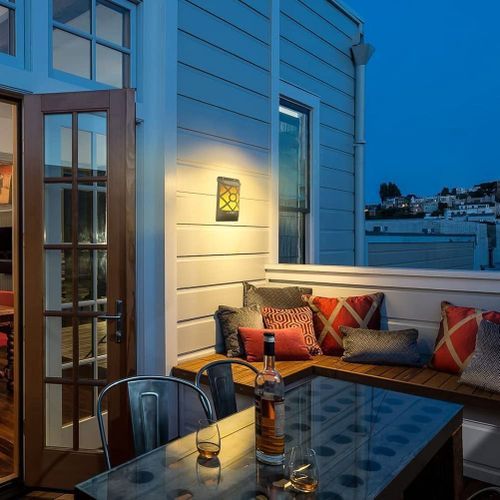 Fire Effects Solar Lights With Motion Sensor